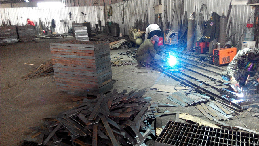 鍍鋅鋼格板踏步 鍍鋅鋼格板踏步