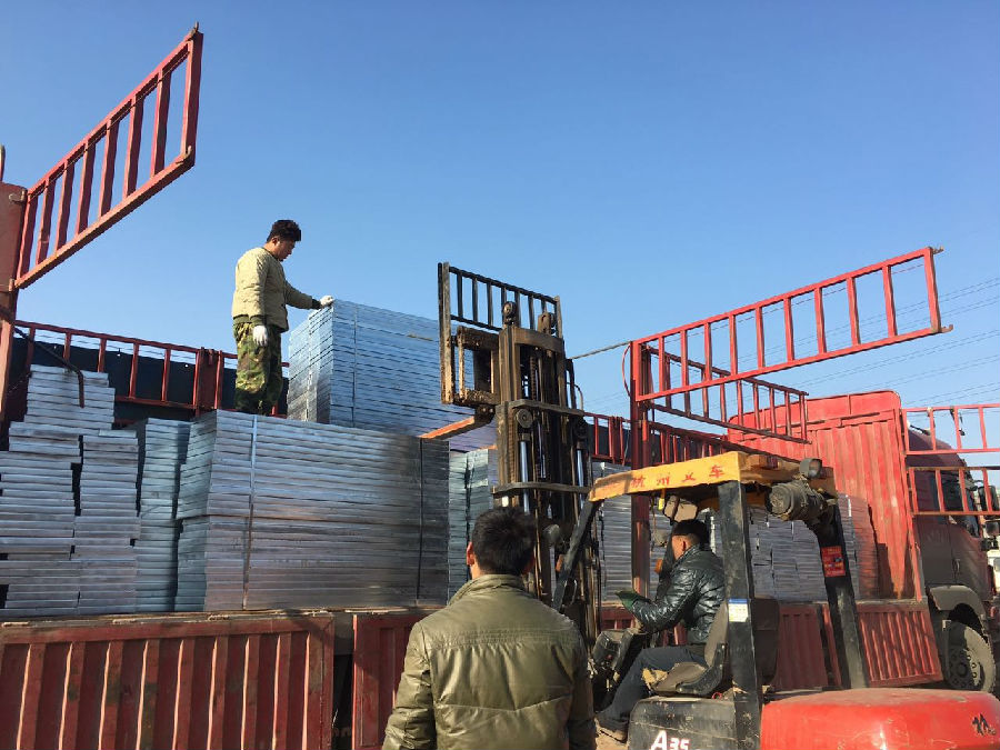 熱鍍鋅鋼格柵板平臺 熱鍍鋅鋼格柵板平臺
